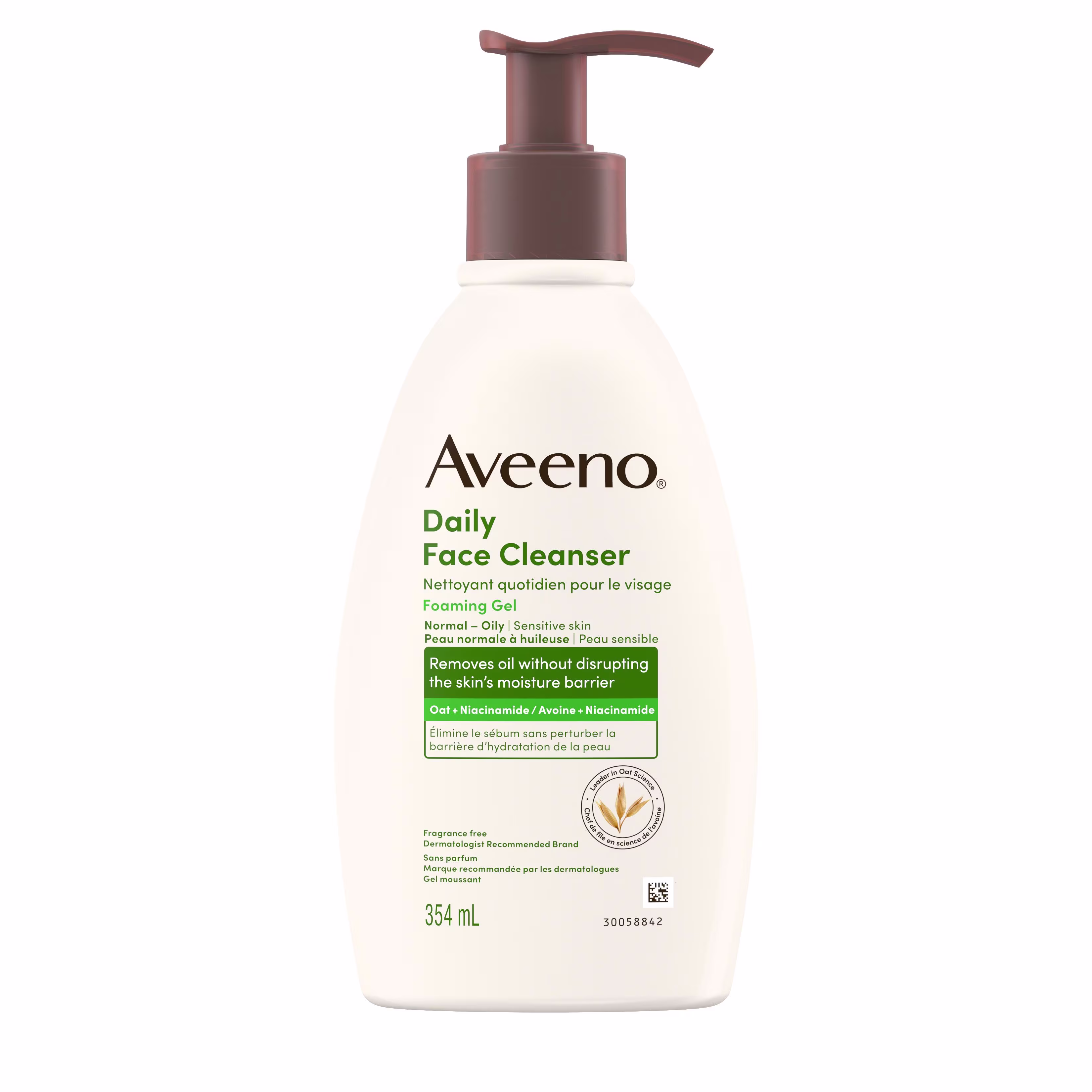Gel moussant nettoyant quotidien pour le visage AVEENO® 