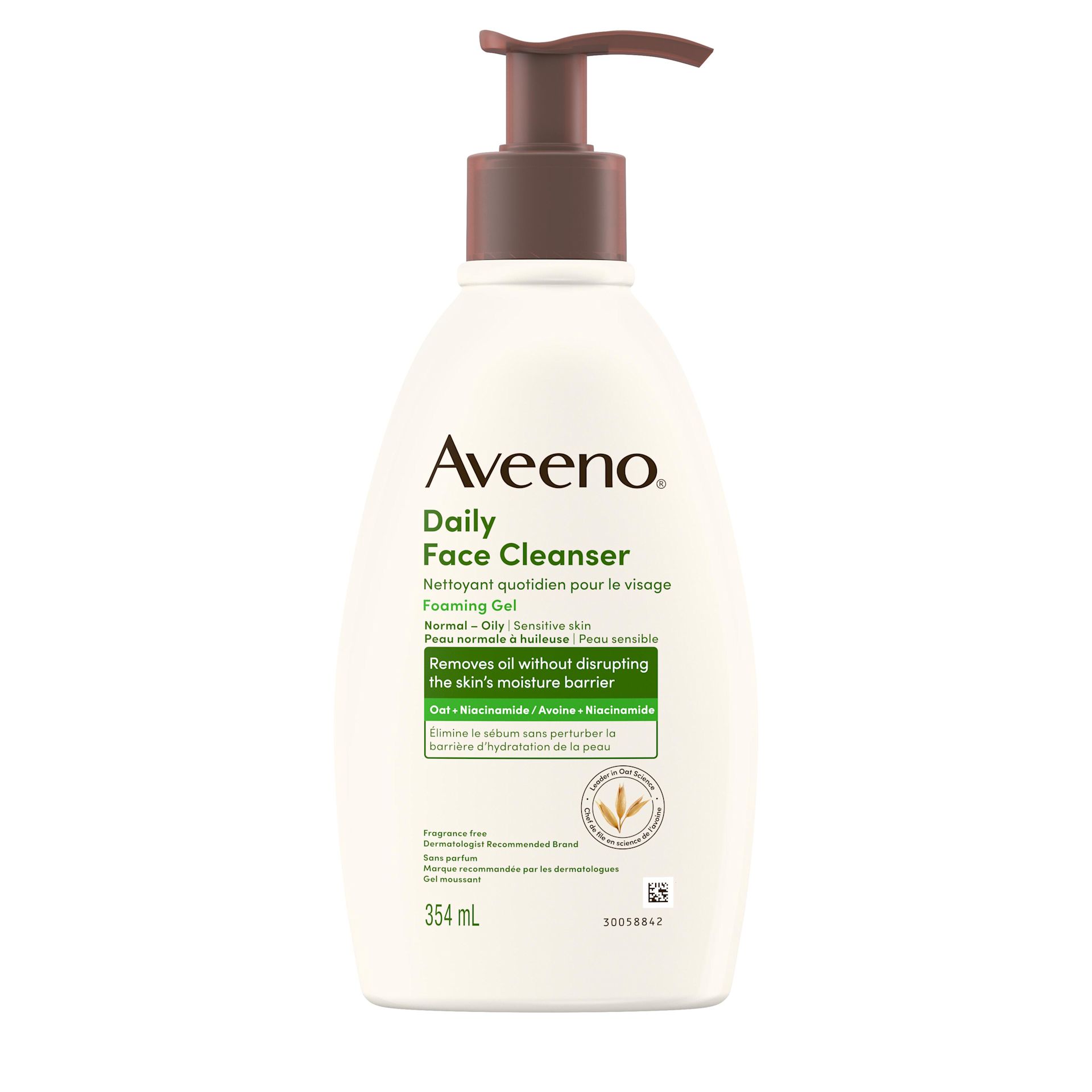 Gel moussant nettoyant quotidien pour le visage AVEENO® 