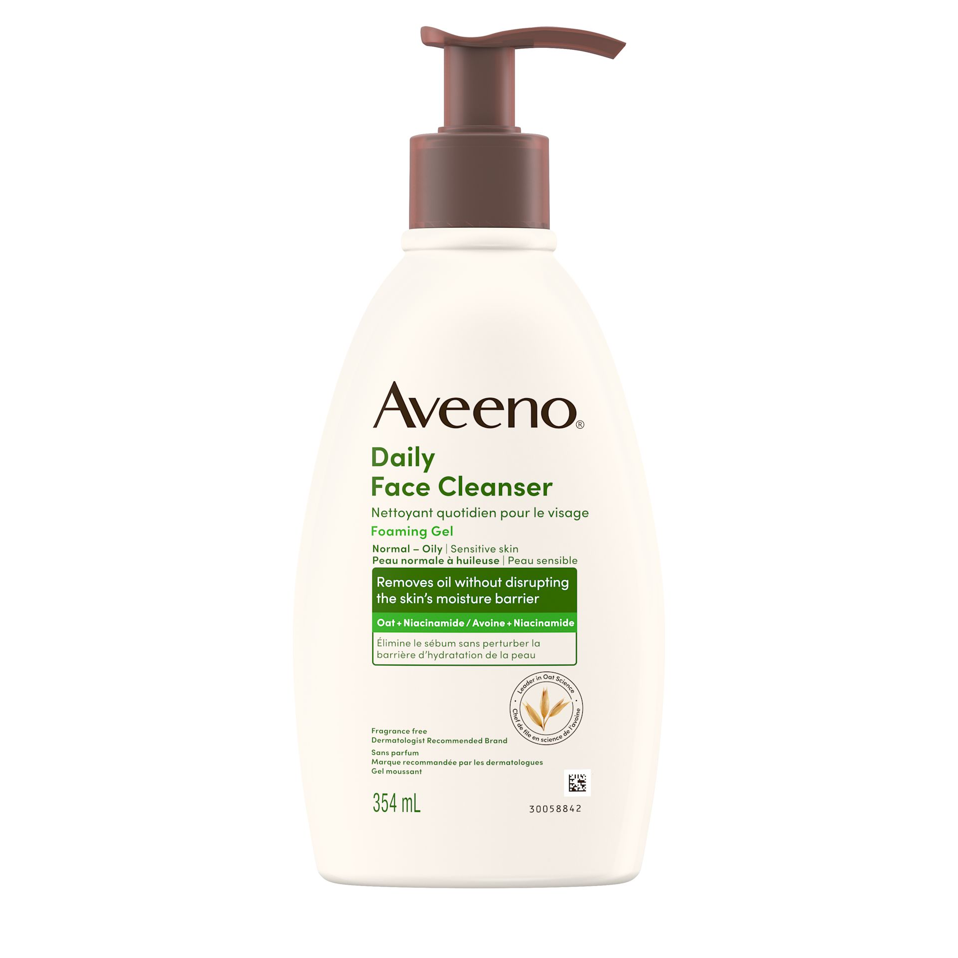 Gel moussant nettoyant quotidien pour le visage AVEENO® 