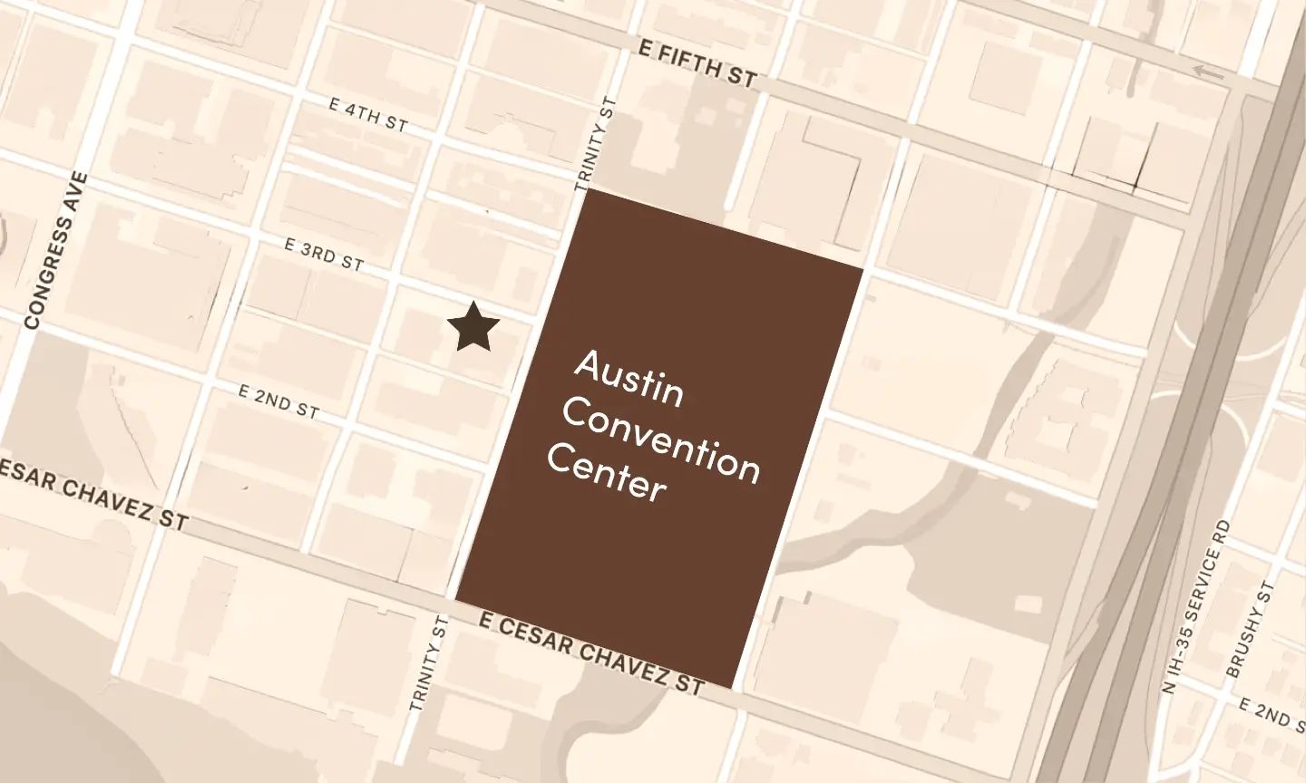 Aveeno® Oat Oasis Event Map - Austin Convention Center