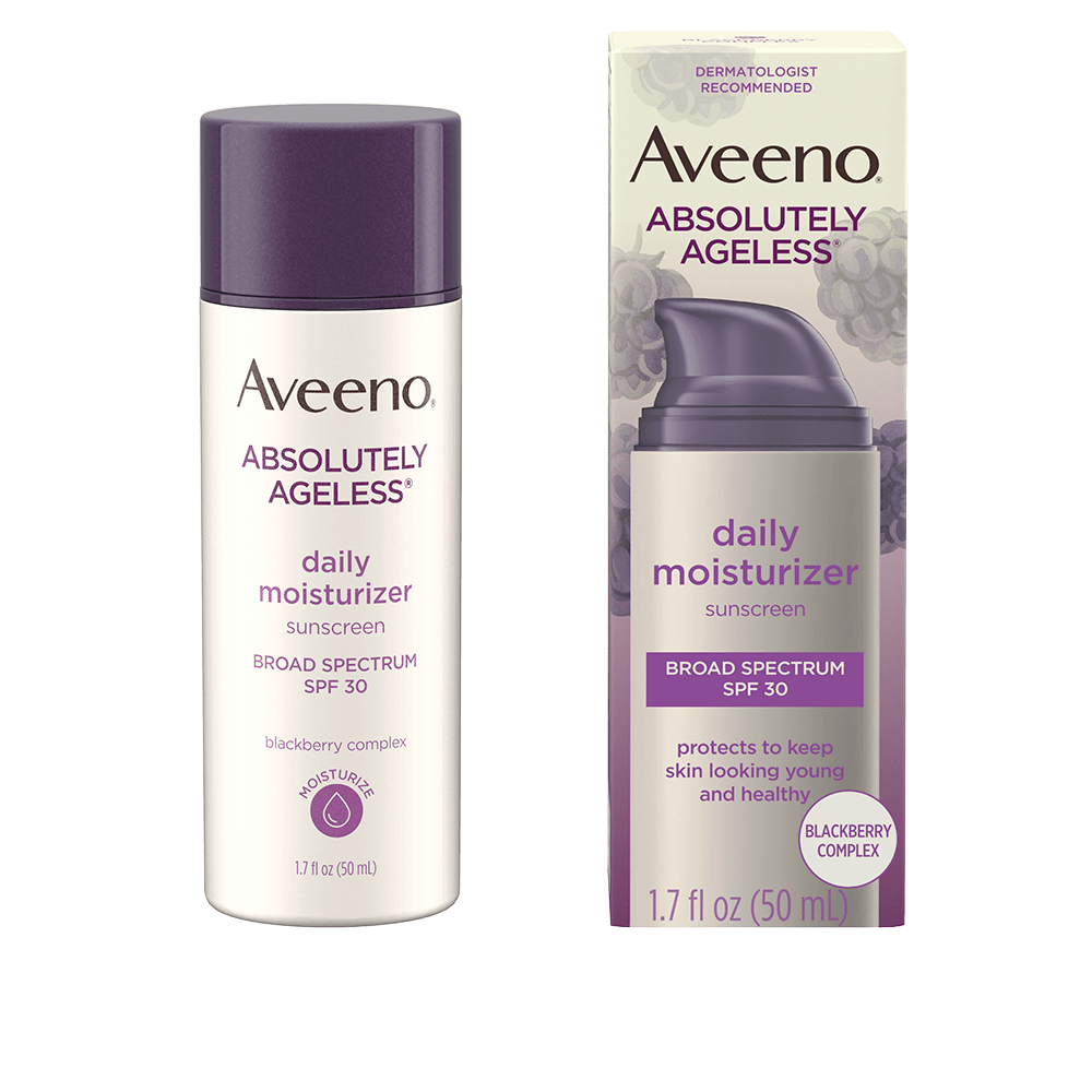Aveeno Absolutely Ageless Daily Face Moisturizer SPF 30, 1.7 fl oz lotion
