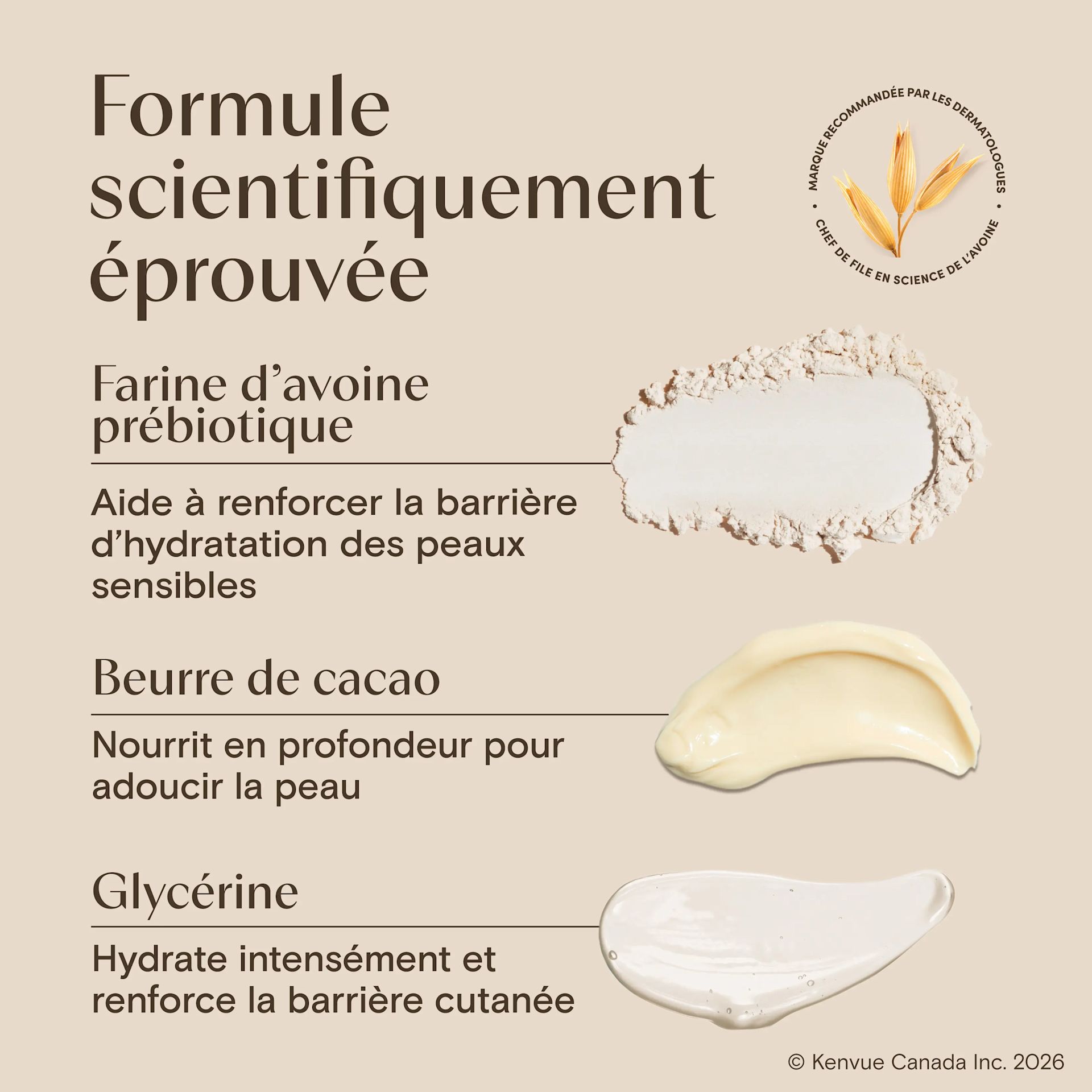 AVEENO Daily MoisturizingMC Body Wash Cocoa Butter Vanilla Scent