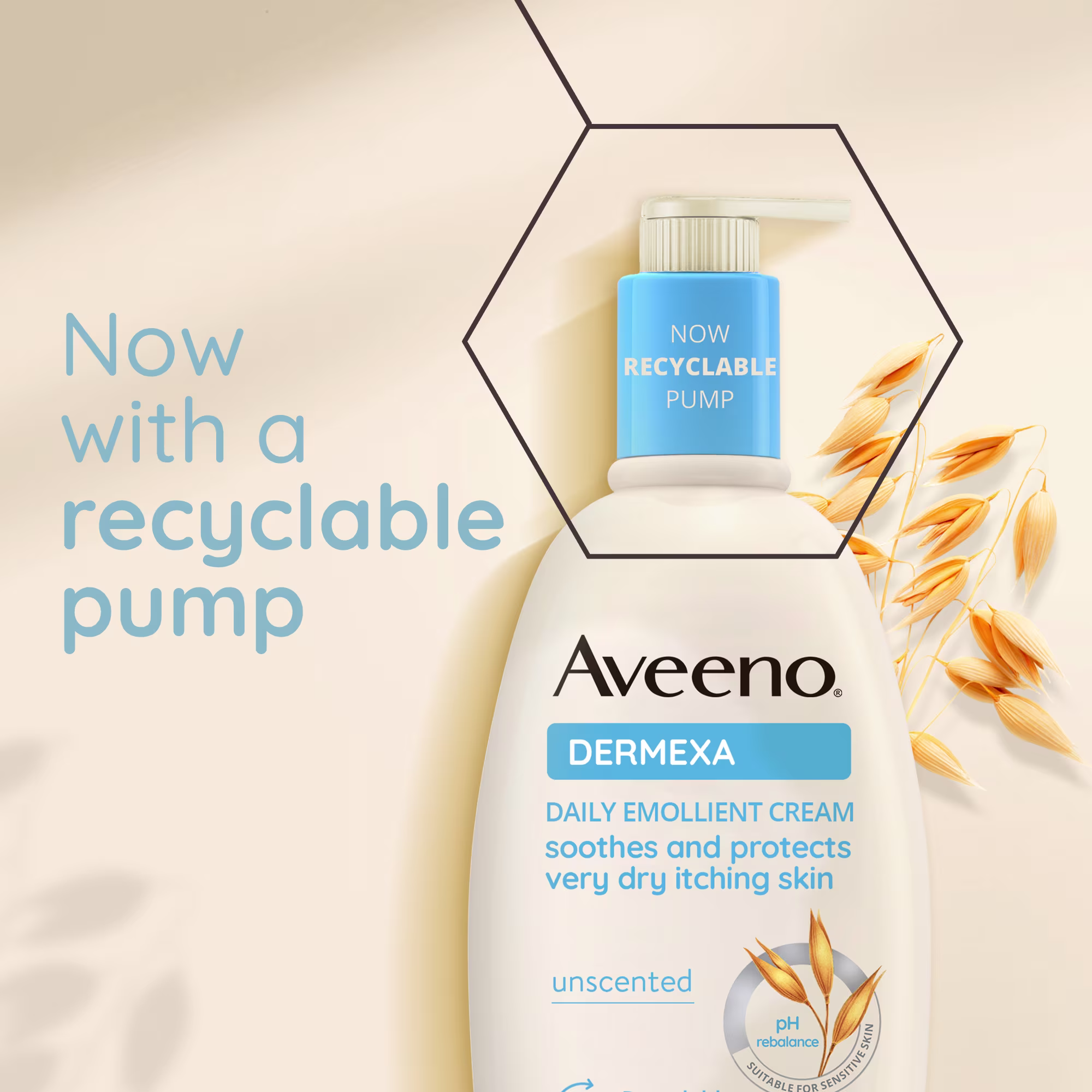 now with a recyclable pump
