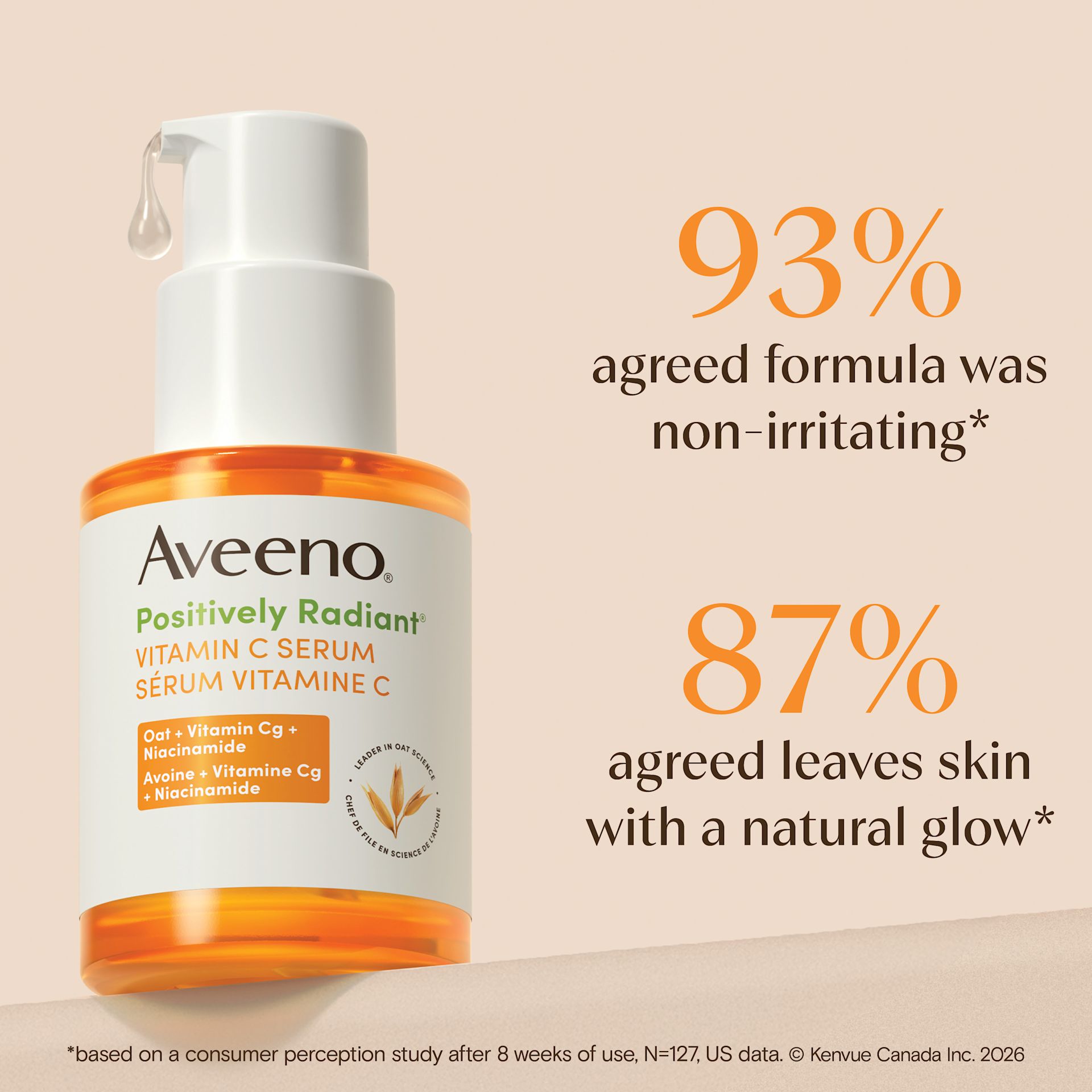 AVEENO® Positively Radiant® Vitamin C Serum