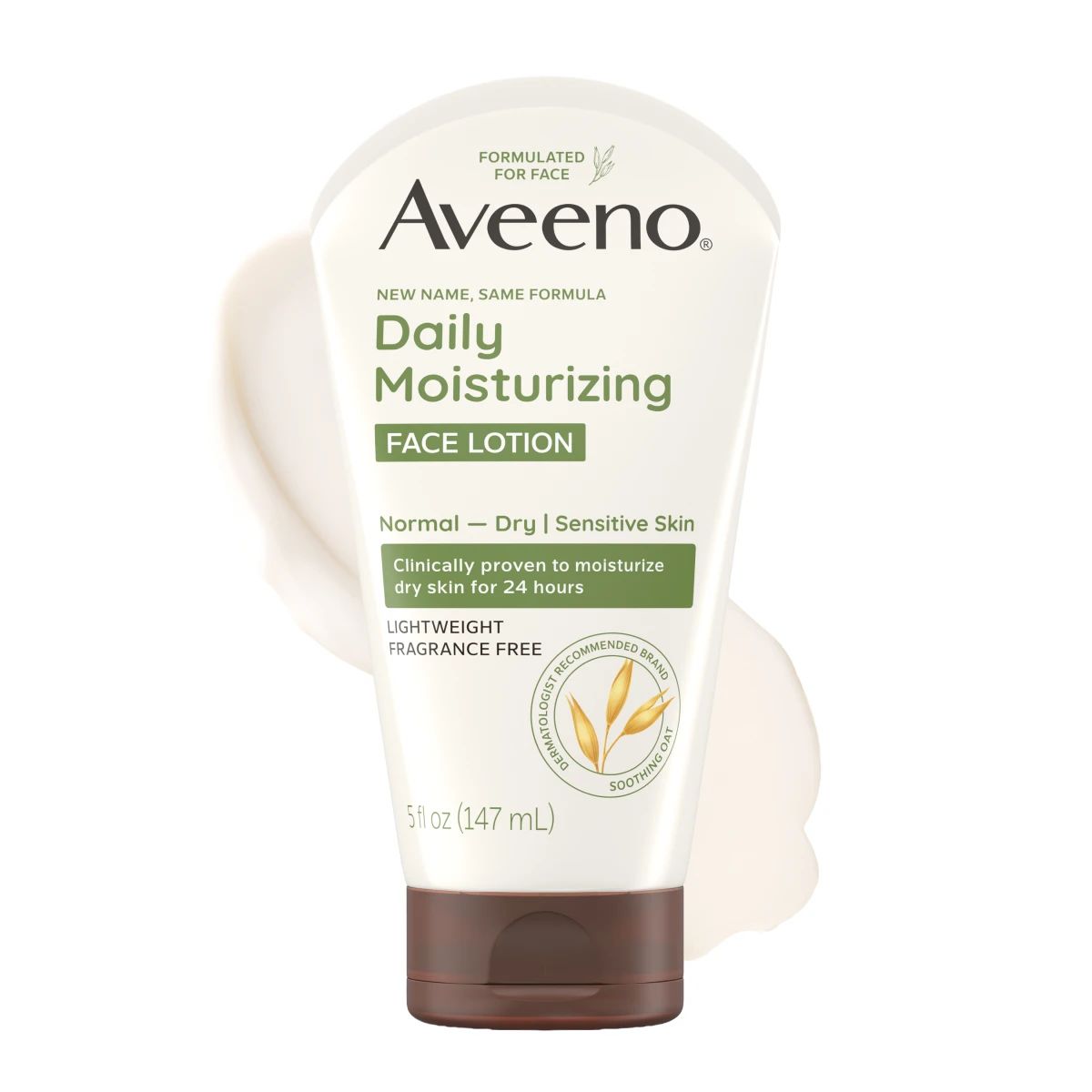 Daily Moisturizing Face Lotion for Dry Skin, Oat