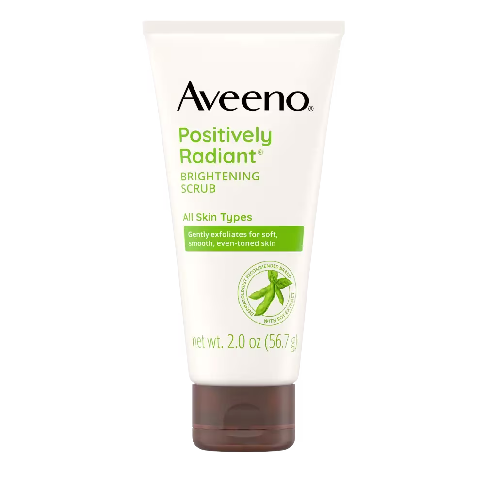 Front pack shot of Positively Radiant® Brightening & Exfoliating Scrub 2oz