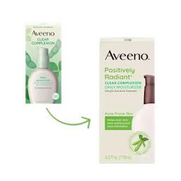 Aveeno Clear Complexion Daily Acne Facial Moisturizer Transition
