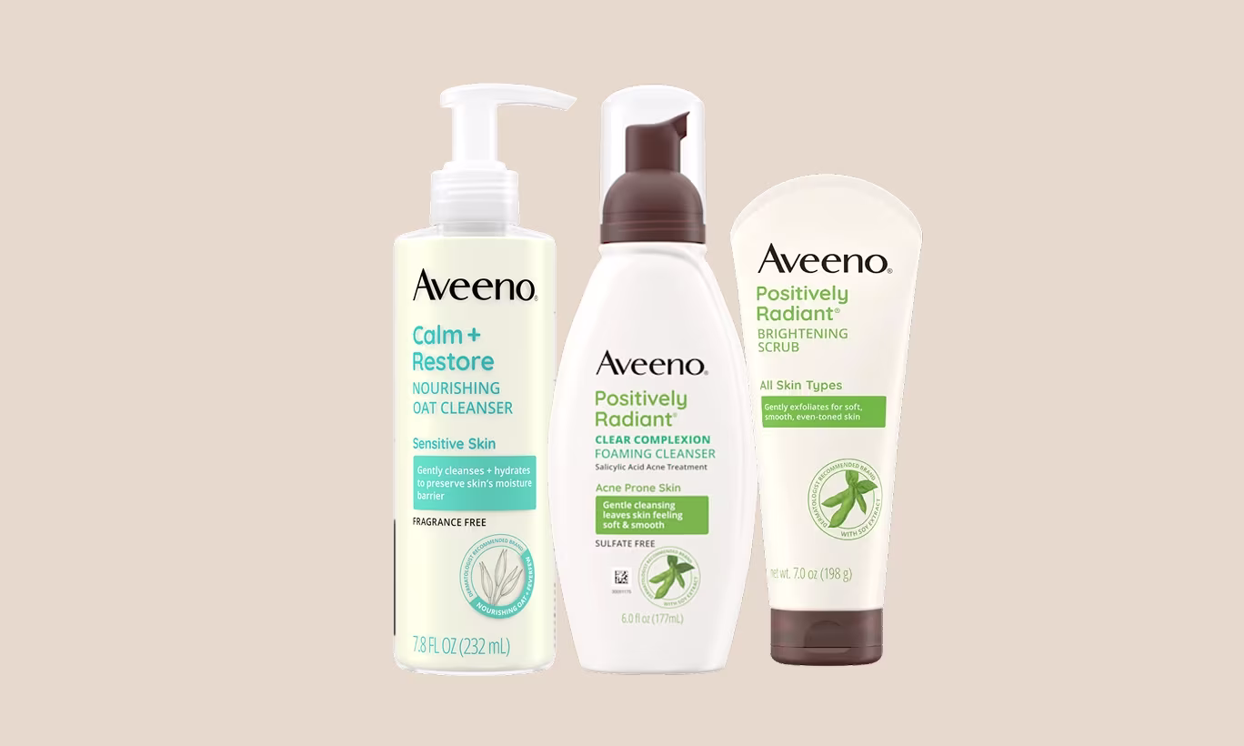 Aveeno® Shop by category - Image card for Facial Cleansers product line