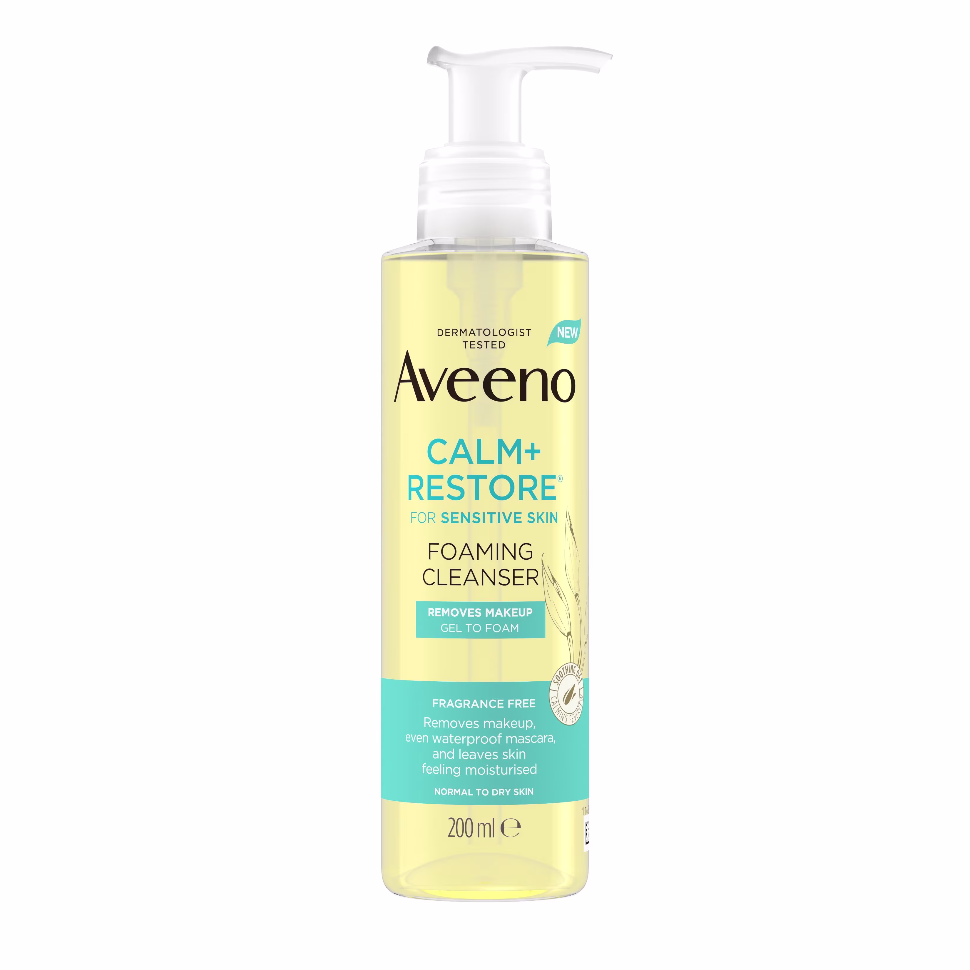 AVEENO® FACE CALM + RESTORE® NOURISHING OAT CLEANSER 200ml