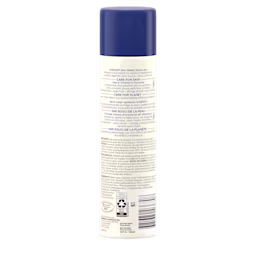 Gel à raser apaisant AVEENO®, panneau arrière du flacon aérosol de 198 g