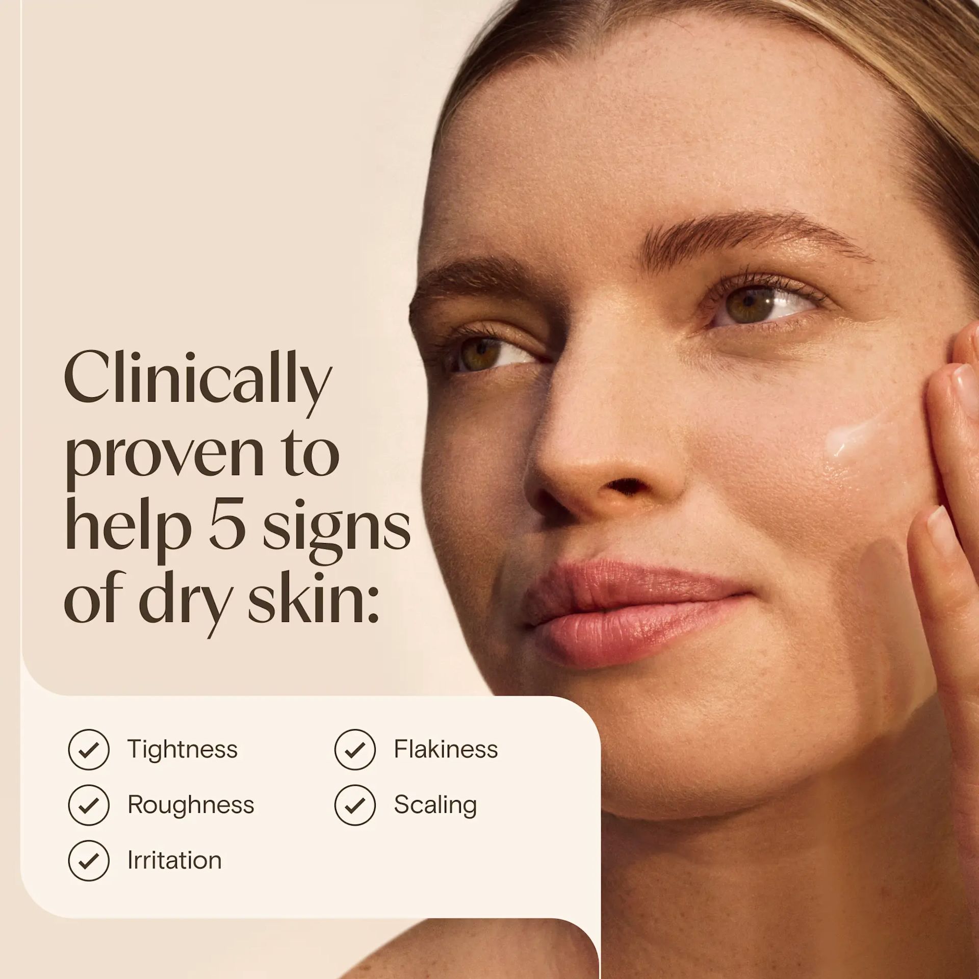 Soothes & deeply moisturises very dry skin