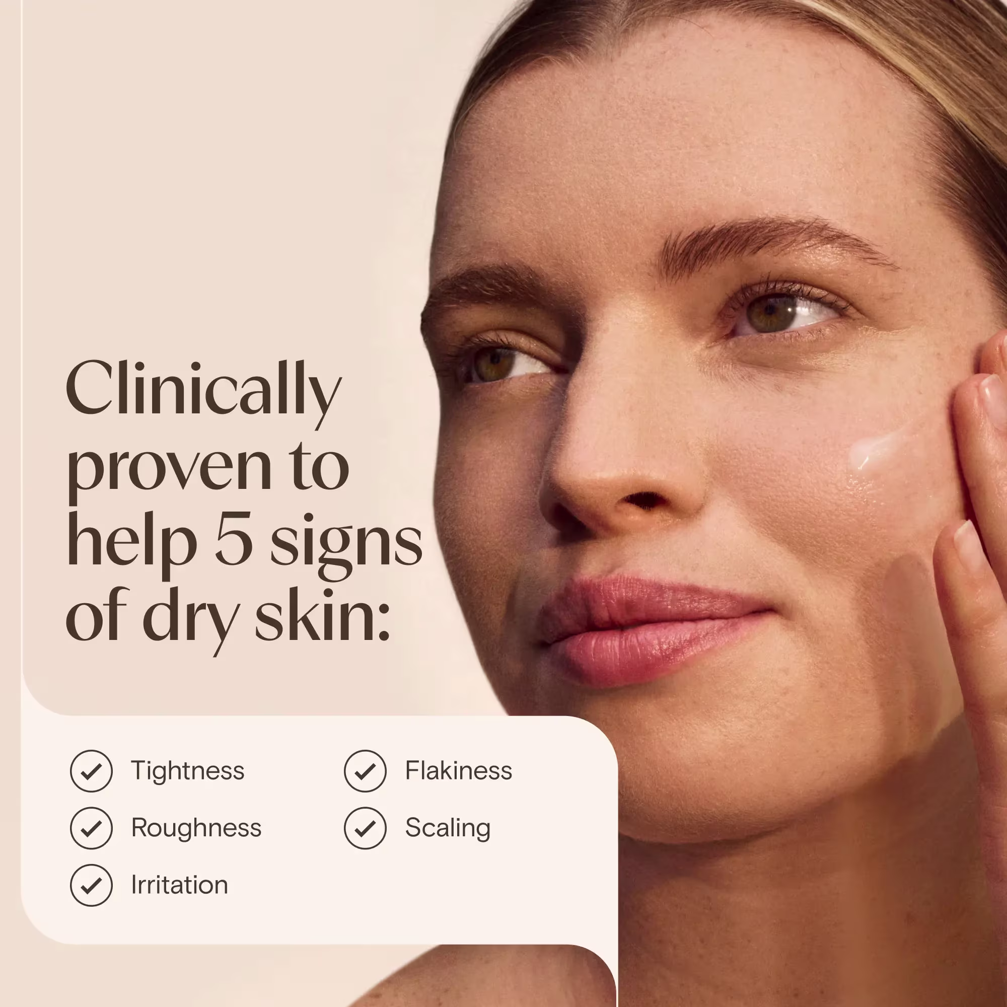 Soothes & deeply moisturises very dry skin