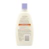 532ml bottle of Aveeno Baby Calming Comfort bath wash, back label