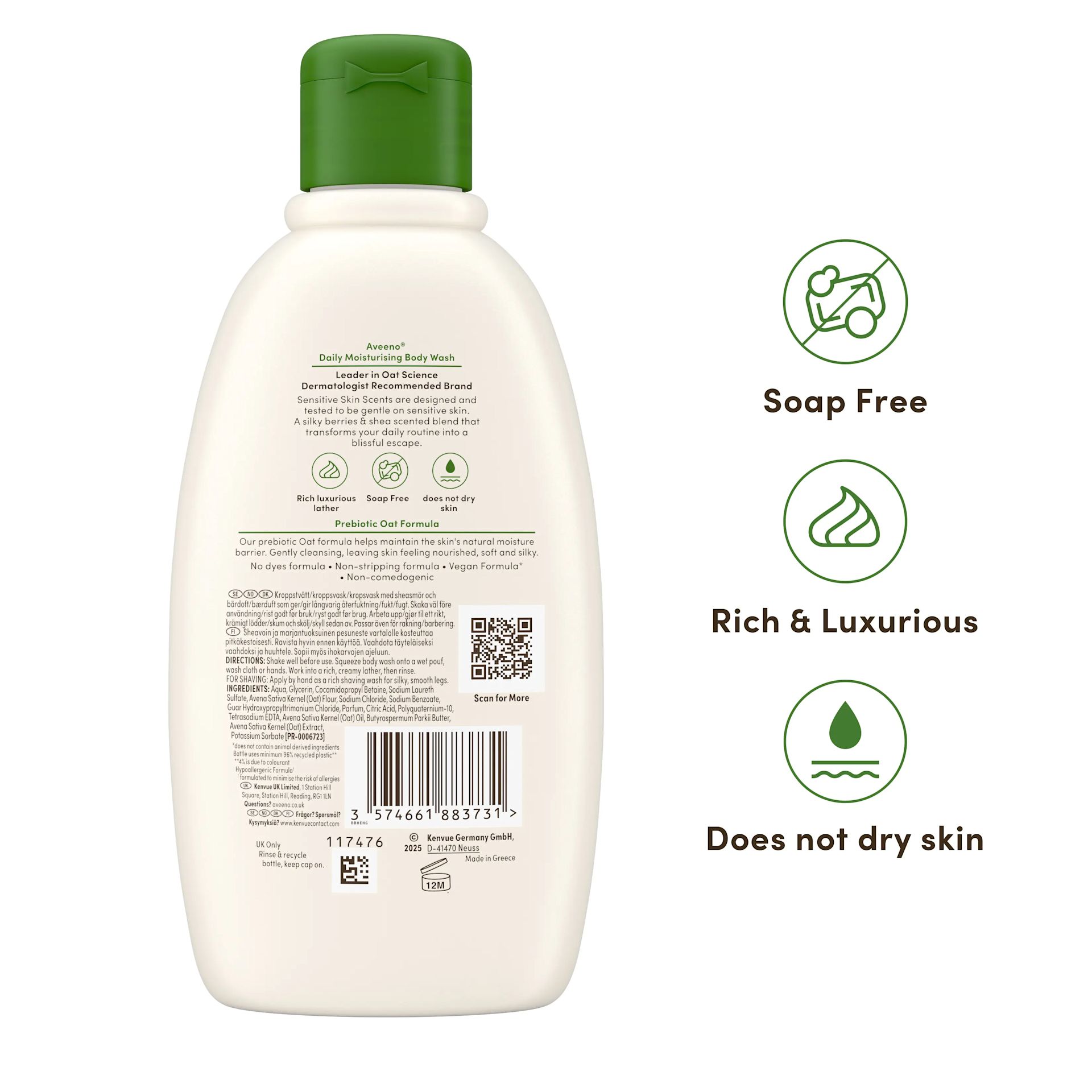 AVE EMEA UK 3574661490212 90855200 806314 DM Bliss Shea Berry wash 300ml SI01 THUMB JPG