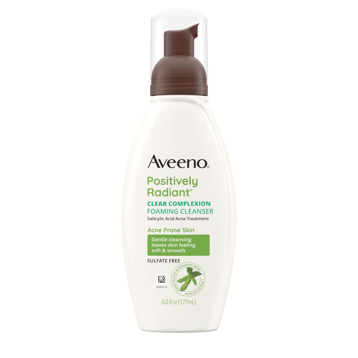 Aveeno Clear Complexion Foaming Facial Cleanser Oil-Free Front