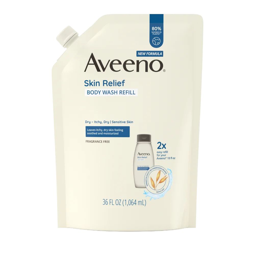 Skin Relief Fragrance-Free Body Wash for Sensitive, Itchy, Dry Skin