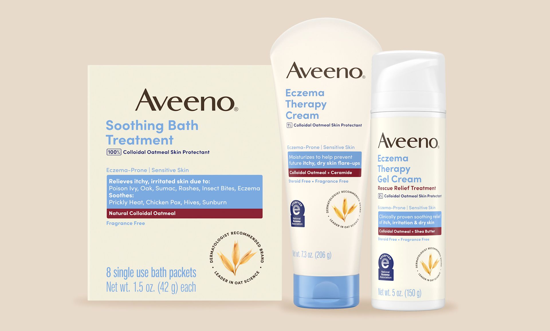 Aveeno® Shop by collection - Image card for Eczema Therapy product line