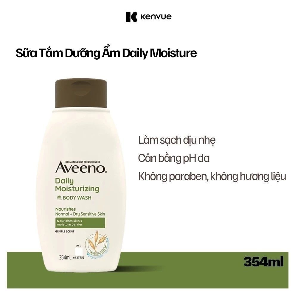 Daily Moisturizing Oat Body Wash for Normal to Dry Skin