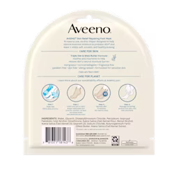 Aveeno Skin Relief Repairing Foot Mask 1 Pair Back