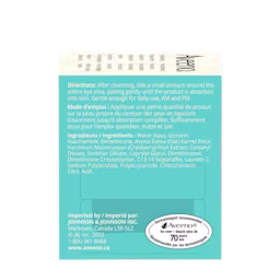 Back shot of AVEENO® Calm + Restore Age Renewal Eye Gel