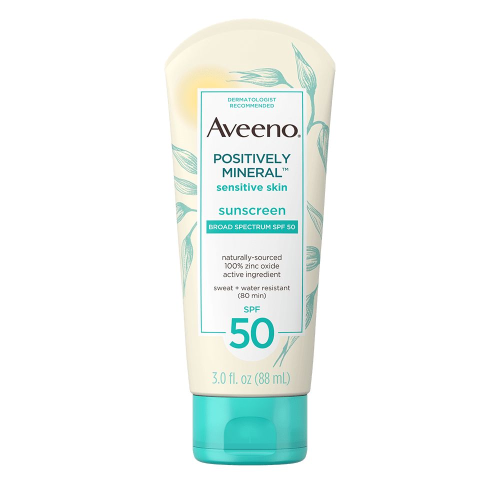 Positively Mineral ® Sensitive Skin Sunscreen Broad Spectrum SPF 50 - Image 3 - Aveeno - en-US