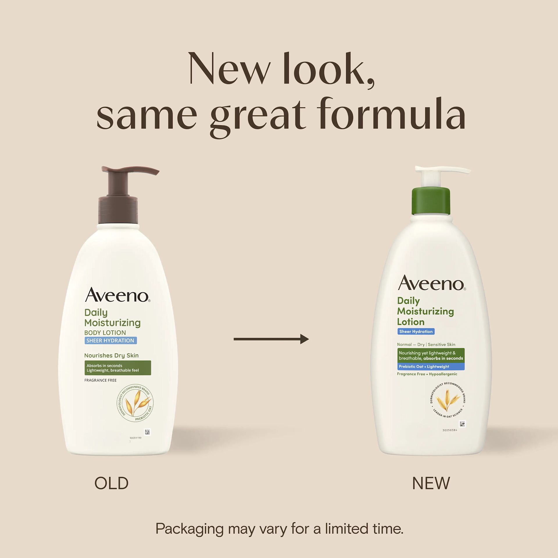 Sheer Hydration New Look same great formula! Packaging may vary for a limited time