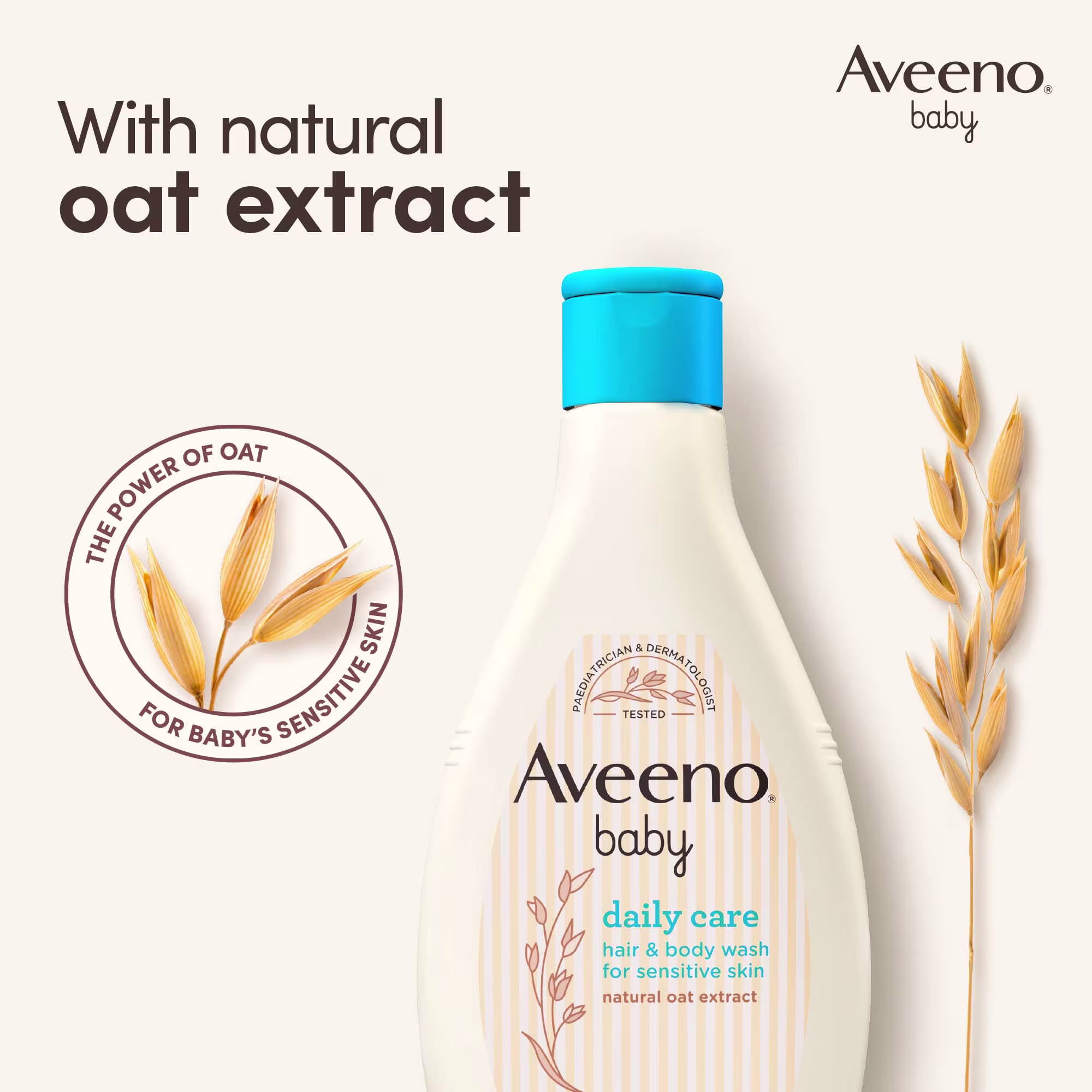 Daily Care Hair and Body Wash, 250ml - Image 3 - Aveeno - en-GB