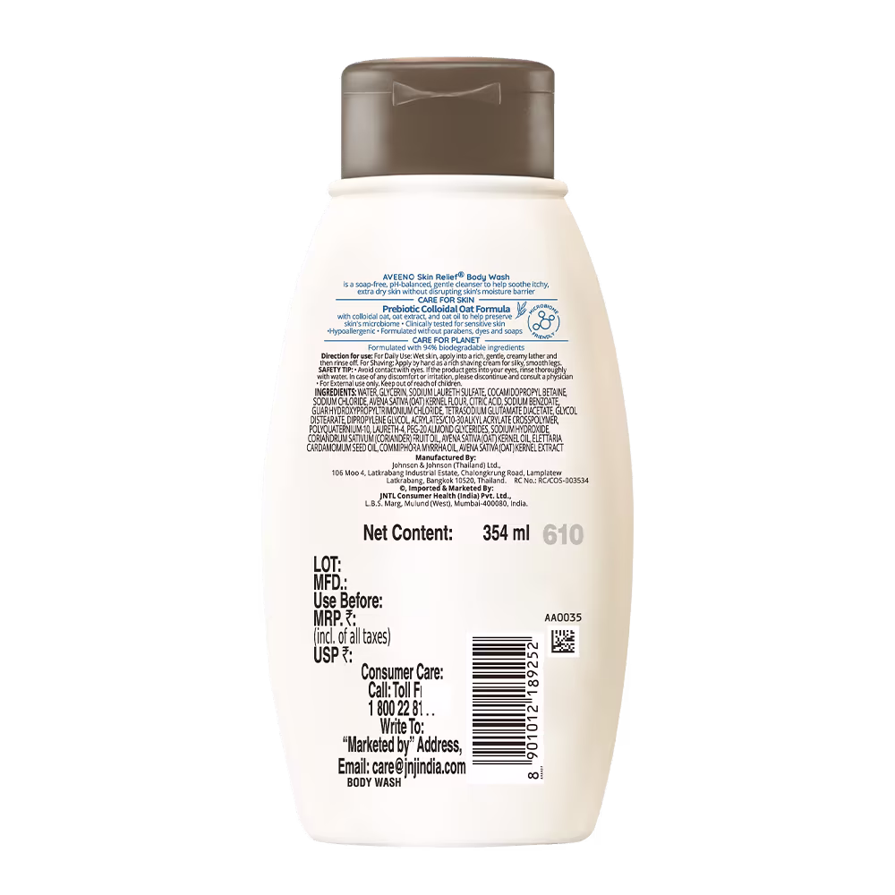 Aveeno® Skin Relief Body Wash - Image 2 - Aveeno - en-IN