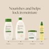 Nourishes and help lock in moisture, cleanse, moisturize, strengthen & nourish