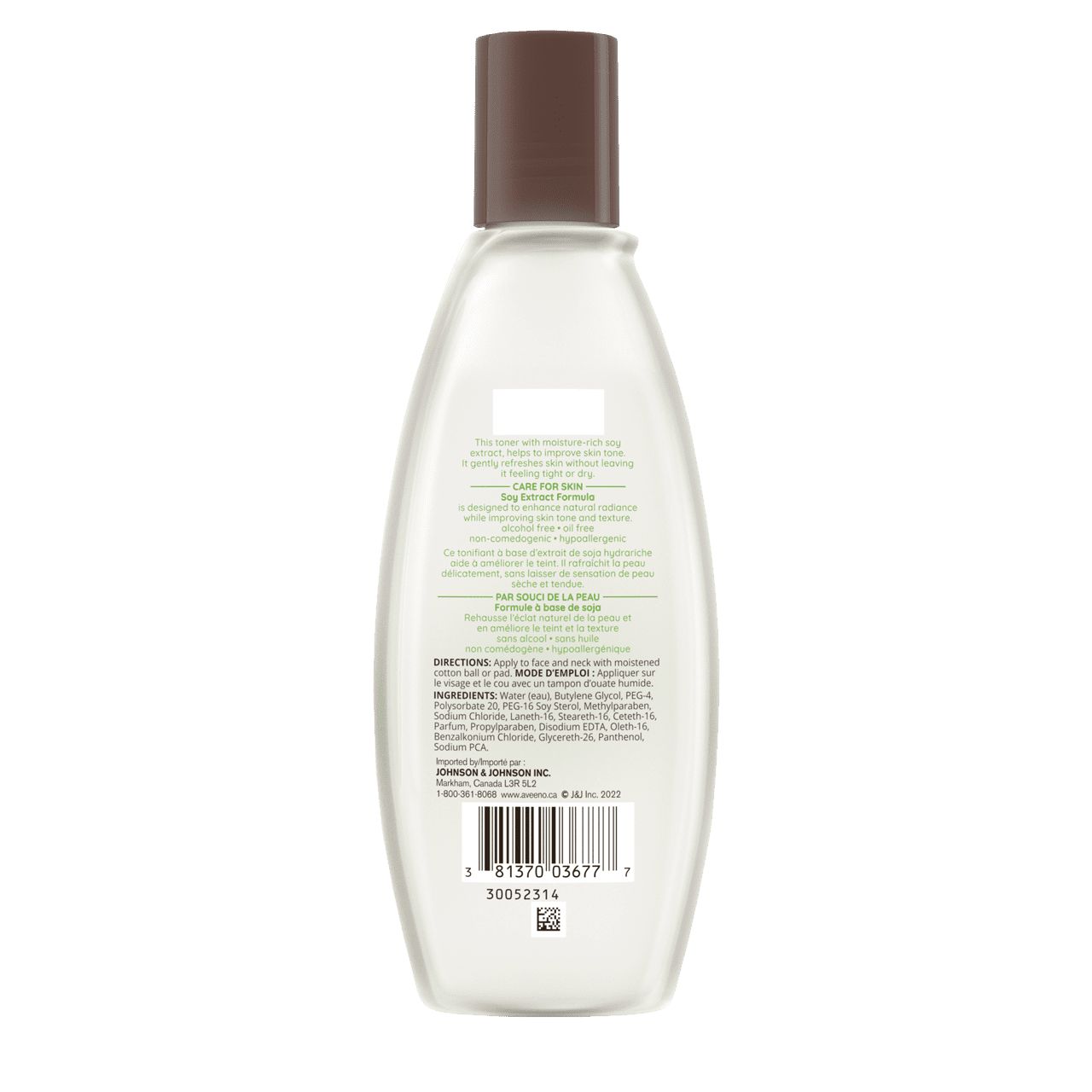 Back Shot of AVEENO® Positively Radiant Toner
