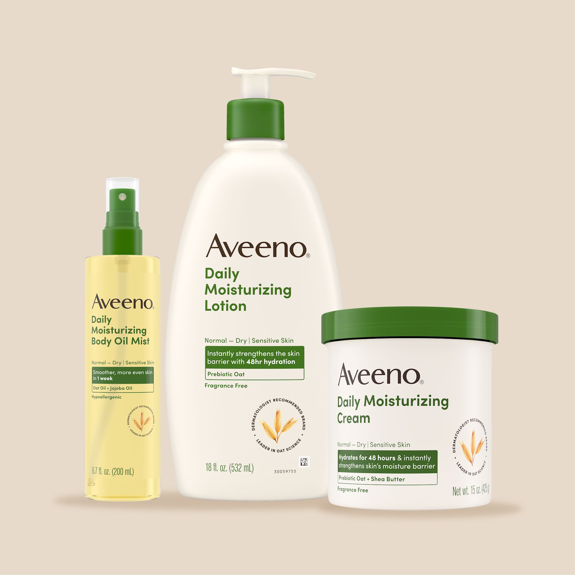 Aveeno® Shop by collection - Image card for Daily Moisturizing product