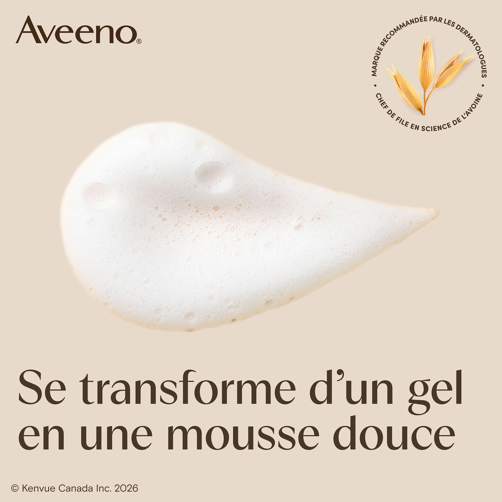 AVEENO Calm + Restore Make-Up Removing Cleanser Fr Image 6