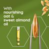 with nourishing oat and sweet almond oil