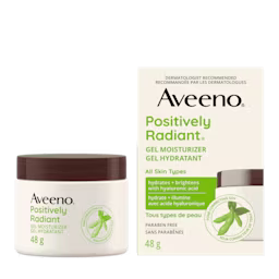 Jar of AVEENO® Positively Radiant® Gel Moisturizer, 48g