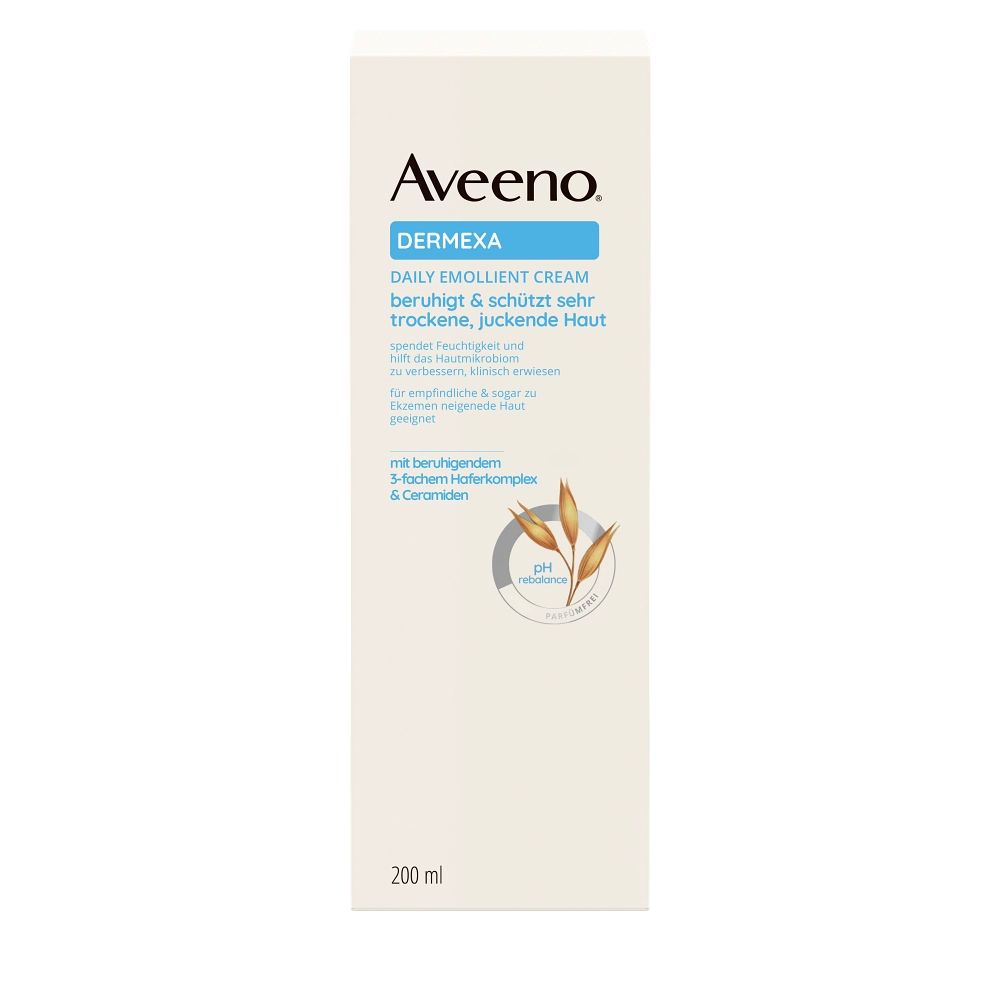 Aveeno® Dermexa Emollientien Creme, parfümfrei