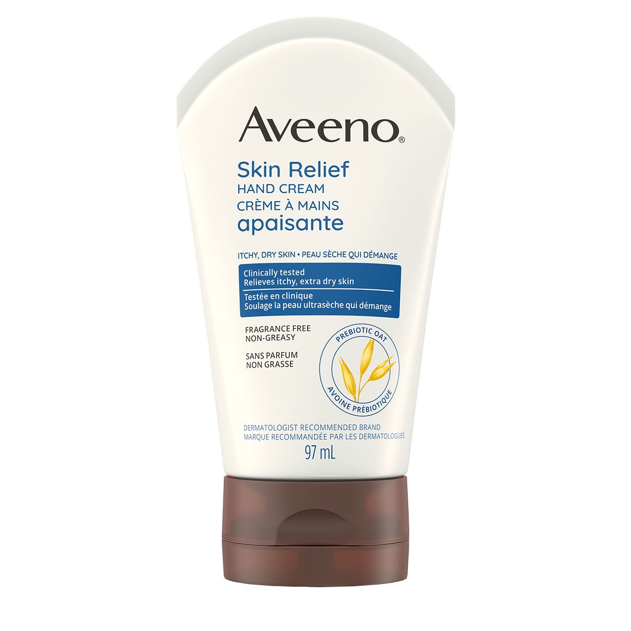 AVEENO® Skin Relief Hand Cream, Fragrance-free, 97ml squeeze tube