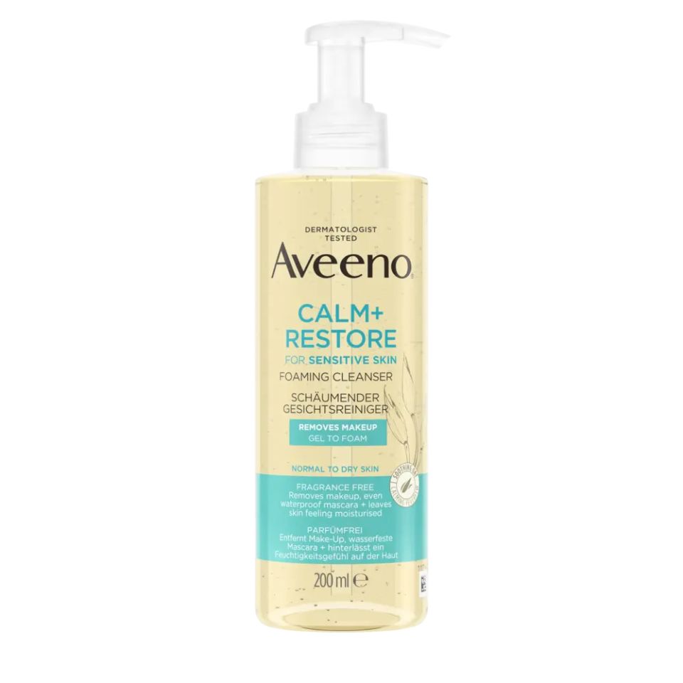 Aveeno Calm + Restore Schäumender Gesichtsreiniger