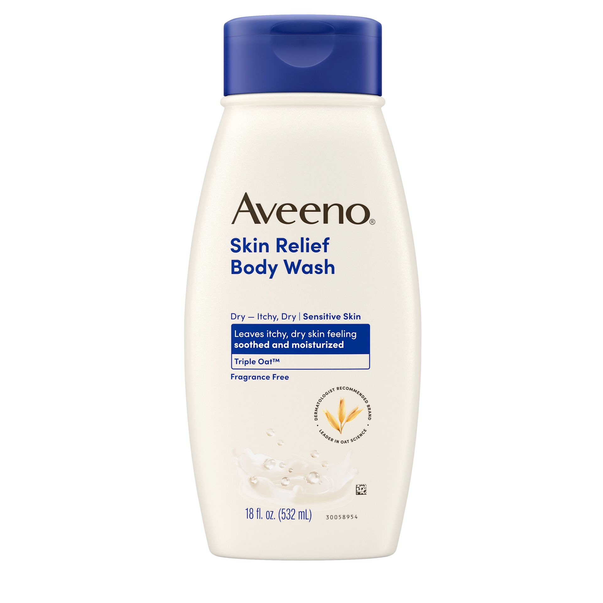 Skin Relief Fragrance-Free Body Wash for Sensitive, Itchy, Dry Skin