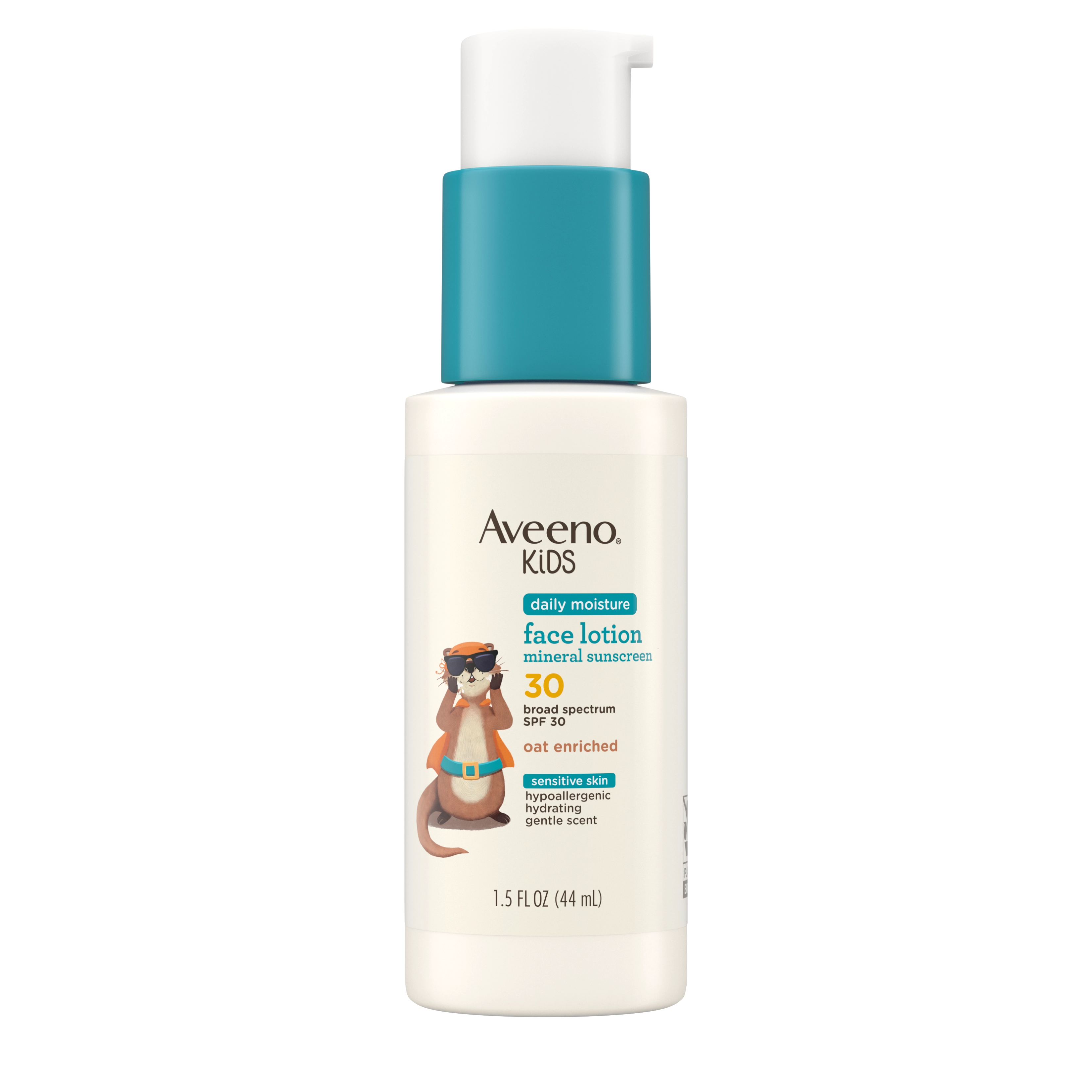 Aveeno Kids Daily Moisture Face Lotion & Mineral Sunscreen SPF 30, 1.5 fl oz lotion
