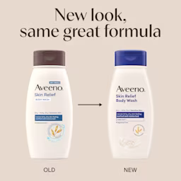 US AVE Captain Packaging Transition Images 3300x3300 Skin Relief Body Wash 18oz Aveeno® Skin Relief Body Wash for Sensitive - New Look, same great formula