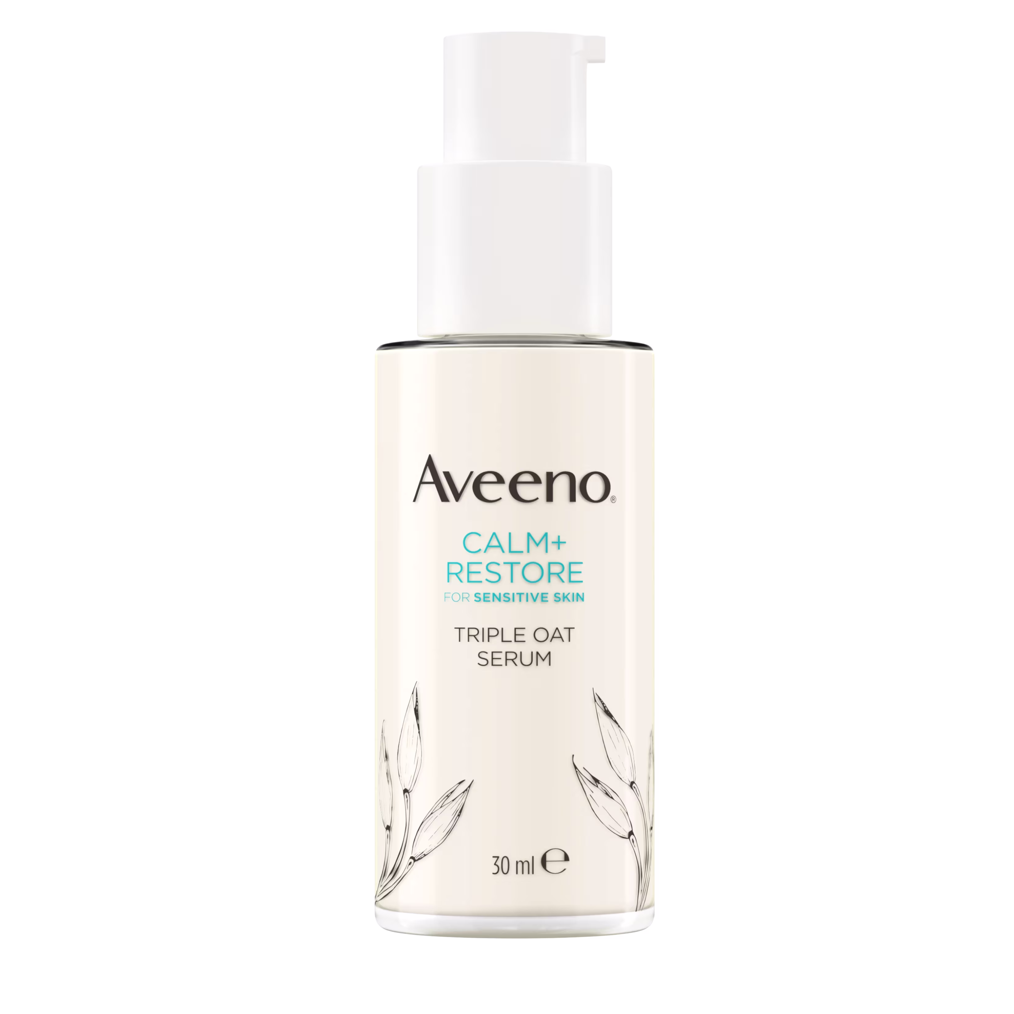 Aveeno® Calm+Restore™ Pleťové sérum s Trojitým ovesným komplexem, 30 ml – obrázek produktu přední strana