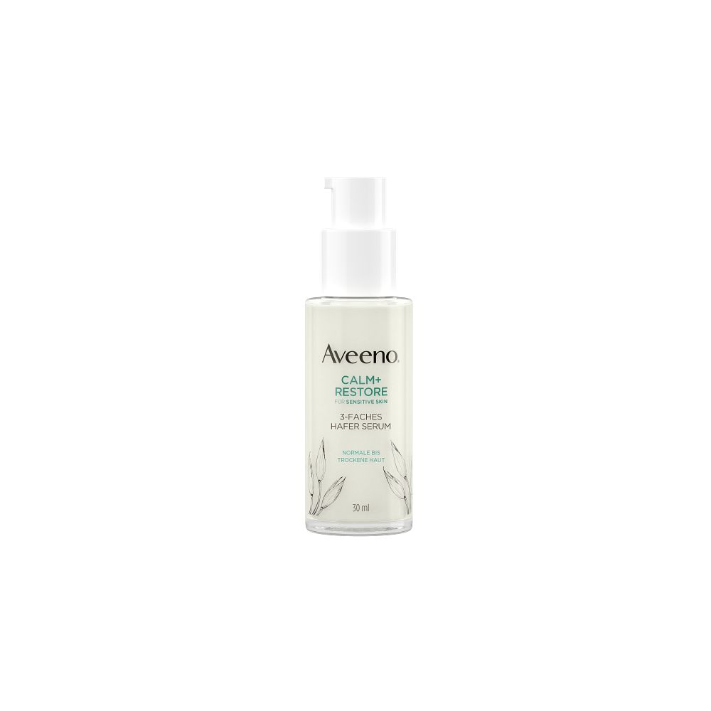 Aveeno® Calm + Restore™ 3-faches Hafer Serum, 30ml – Produktbild Vorderseite