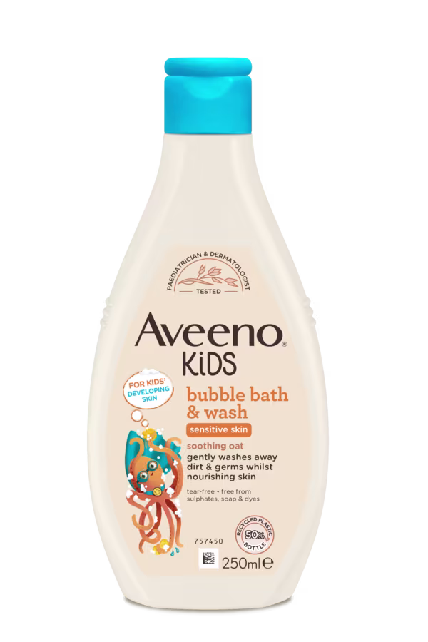 AVEENO® Kids Bubble Bath & Wash 250ml