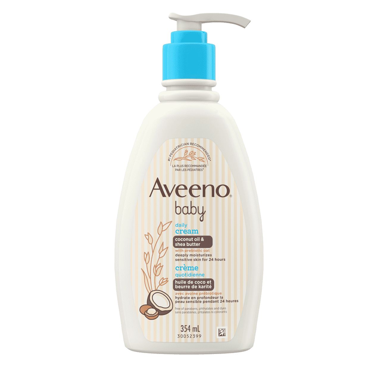Aveeno Baby Daily Cream bottle, 354mL