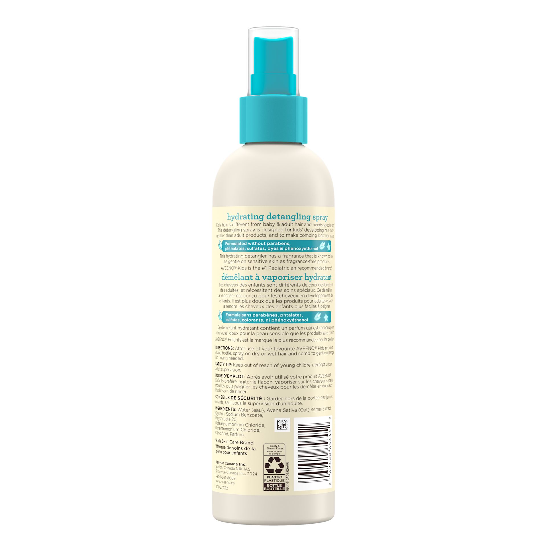 AVB NA CA 62600656452 100065645 194703 Kids Hydrating Detangling Spray 295ml 00000 AVB NA CA 62600656452 100065645 194703 Kids Hydrating Detangling Spray 295ml 00180