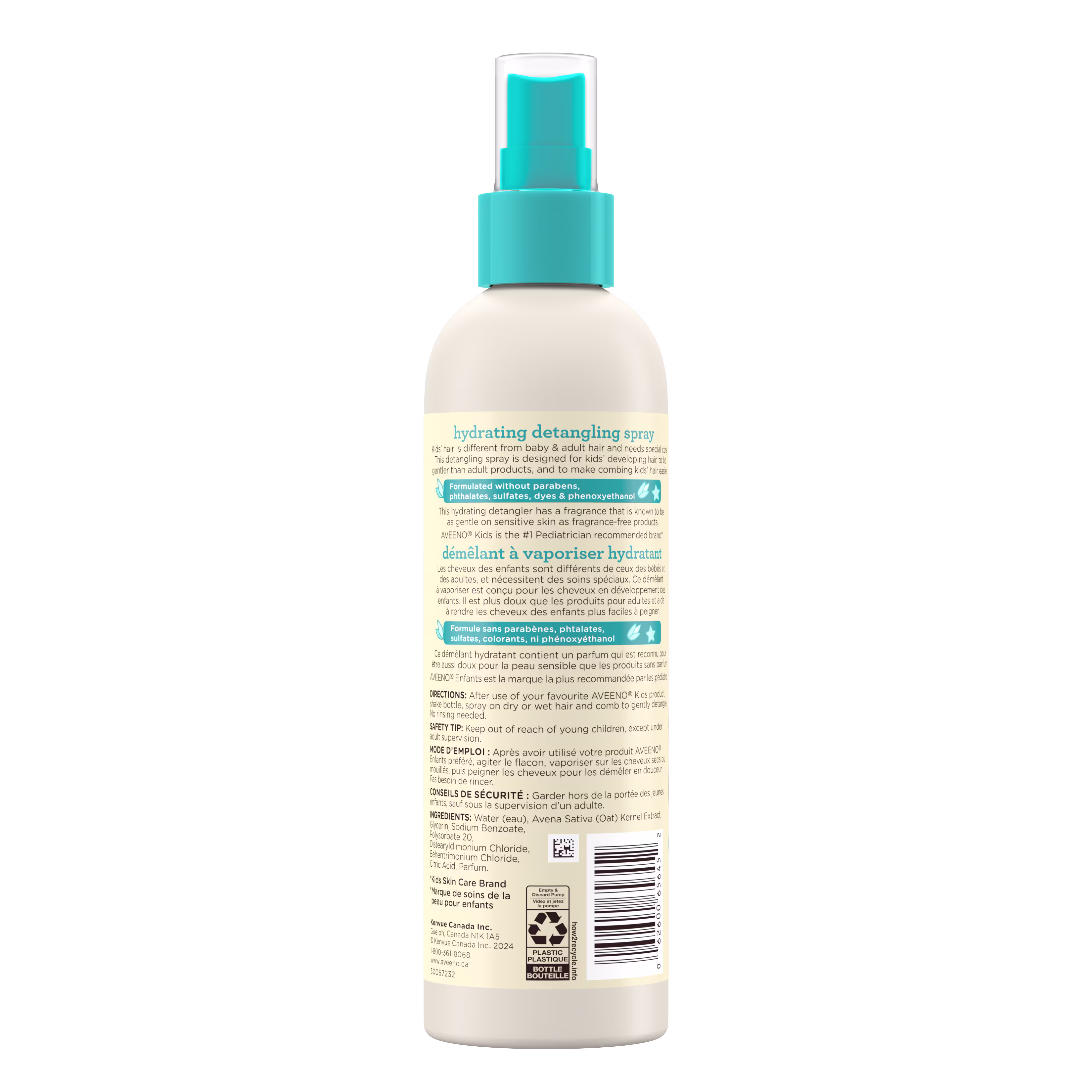 AVB NA CA 62600656452 100065645 194703 Kids Hydrating Detangling Spray 295ml 00000 AVB NA CA 62600656452 100065645 194703 Kids Hydrating Detangling Spray 295ml 00180