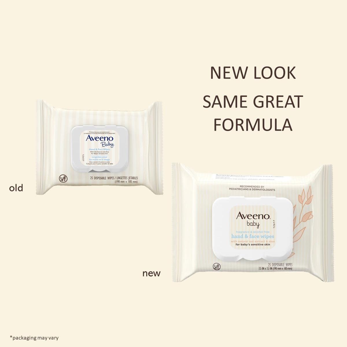 Baby Hand & Face Wipes - Image 3 - Aveeno - en-US