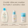 Gentle skincare routine for baby’s sensitive skin, gently cleanse, protect and soothe & moisturize