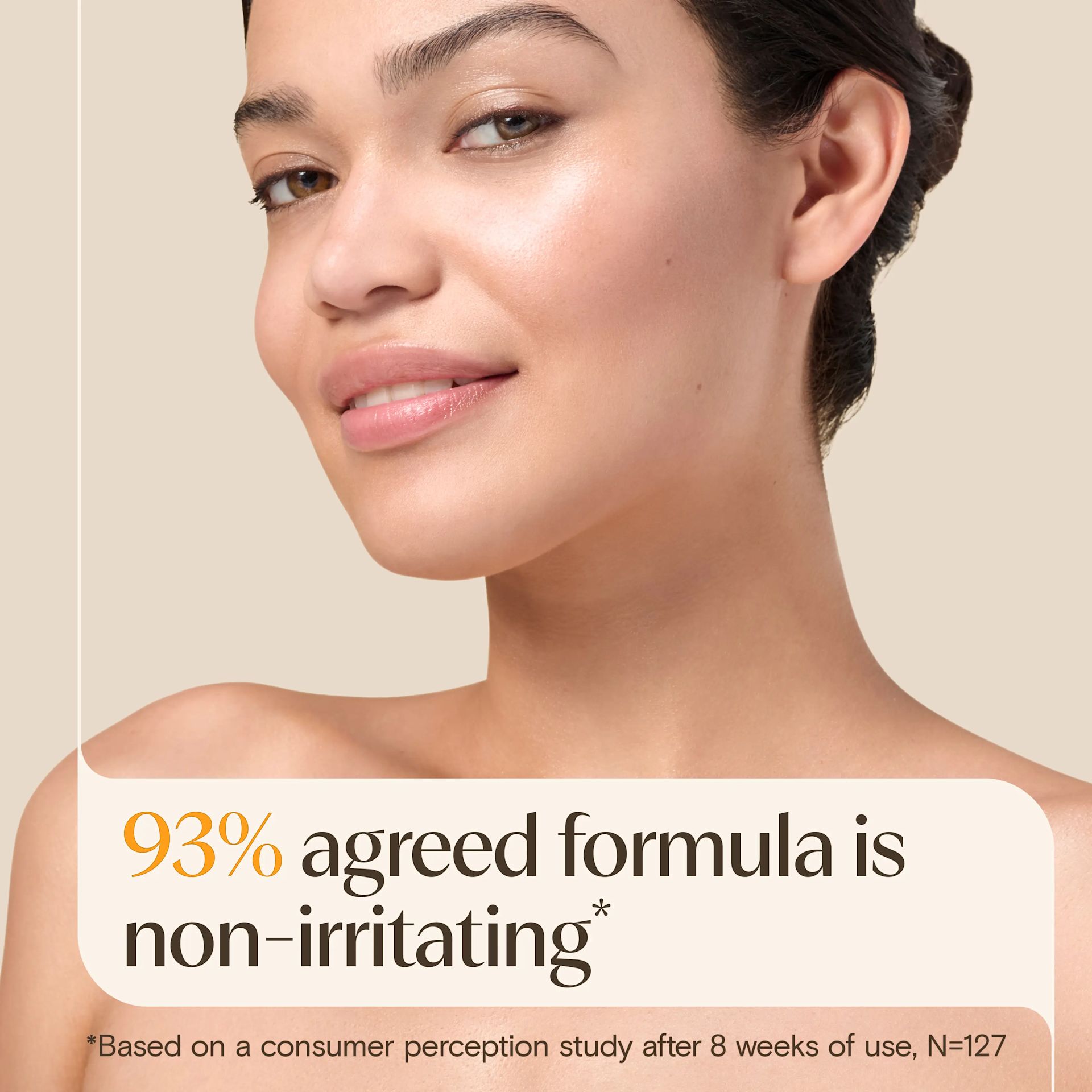 Aveeno® Positively Radiant® Vitamin C Serum 98% agreed formula is non-irritating