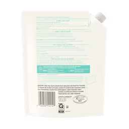Arrière de l’emballage de 473 ml de nettoyant nourrissant à l’avoine Aveeno® Calm + Restore